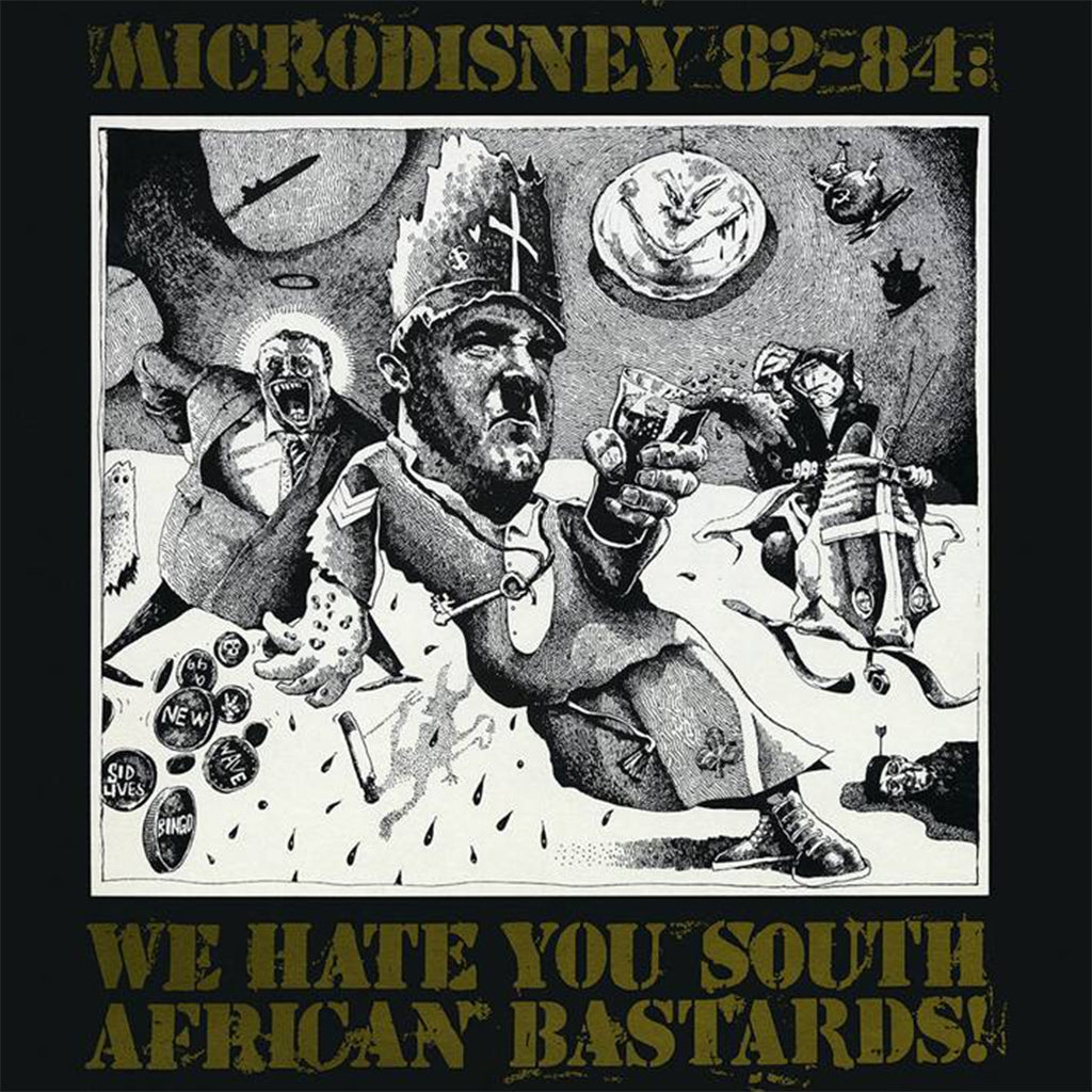 MICRODISNEY - 82-84: We Hate You South African Bastards! (2023 Reissue) - LP - Clear Vinyl
