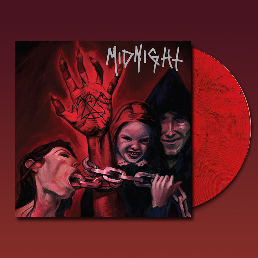 MIDNIGHT - No Mercy For Mayhem - LP - Red & Black Marbled Vinyl
