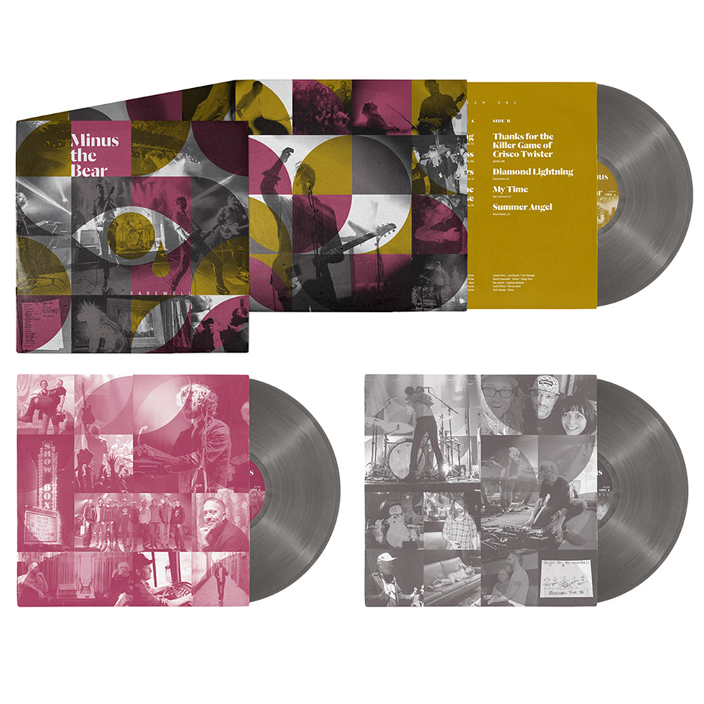 MINUS THE BEAR - Farewell - 3LP - Opaque Grey Vinyl