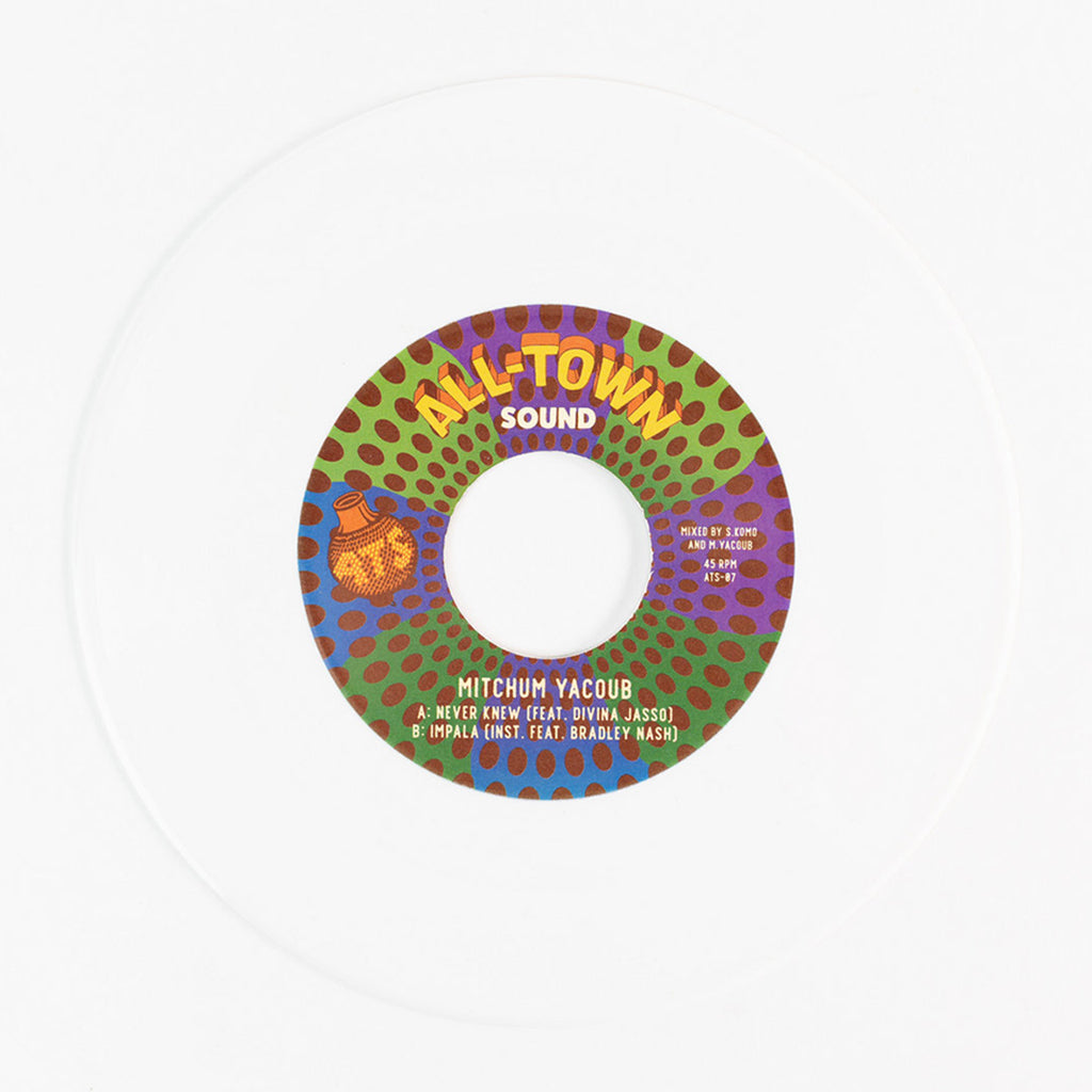 MITCHUM YACOUB - Never Knew - 7" - White Vinyl