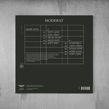 MODERAT - More D4TA - LP - Std. Black Vinyl