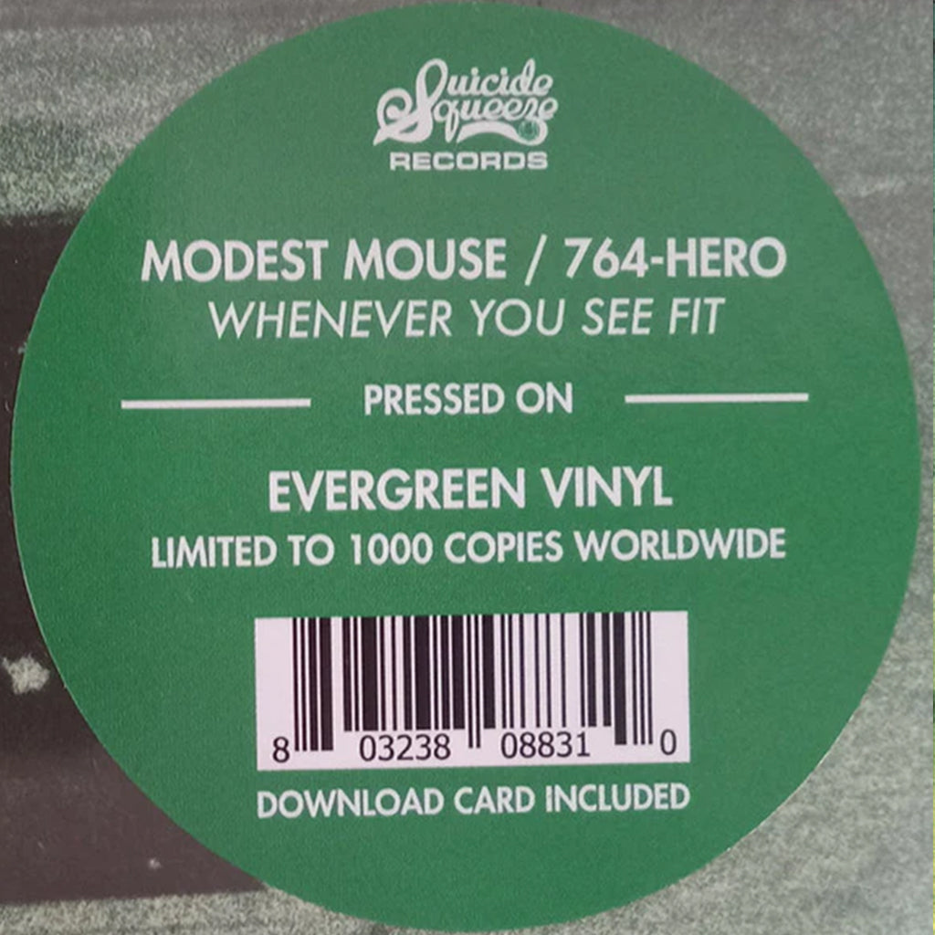 MODEST MOUSE / 764-HERO - Whenever You See Fit (Repress) - 12" EP - Evergreen Vinyl [MAY 5]