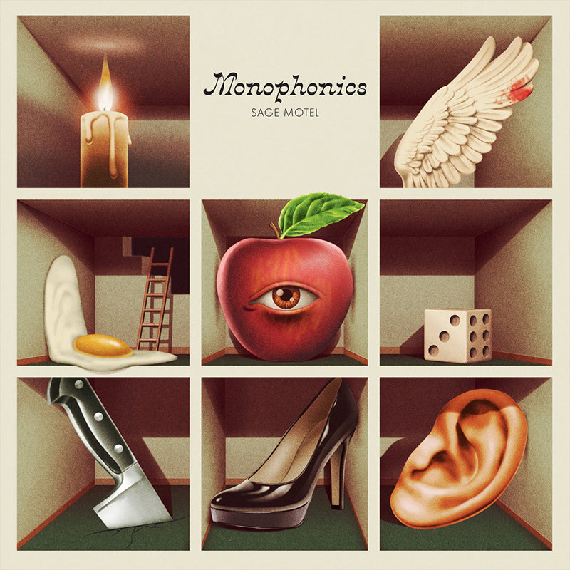 MONOPHONICS - Sage Motel - LP - Transparent Orange With Black Swirl Vinyl