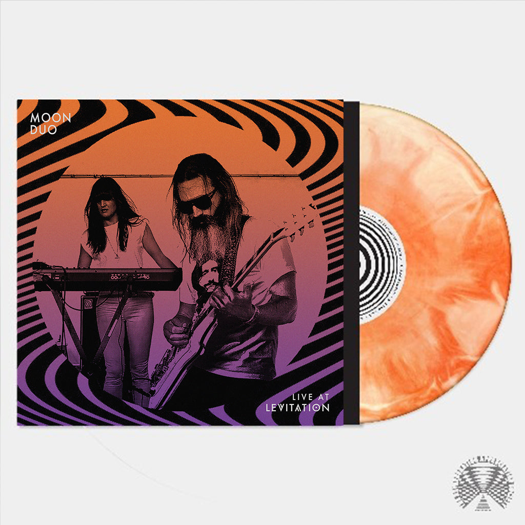 MOON DUO - Live at Levitation - LP - Orange Marbled Vinyl