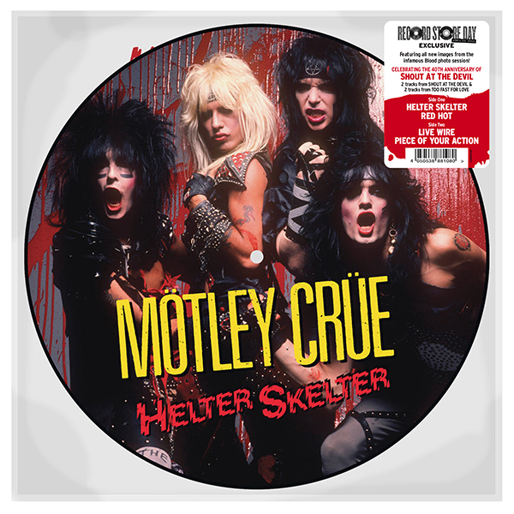 MOTLEY CRUE - Helter Skelter (40th Anniversary) - 12" EP - Picture Disc Vinyl [RSD23]