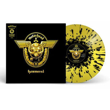 MOTORHEAD - Hammered (20th Anniversary Ed.) - LP - Gold & Black Splatter Vinyl