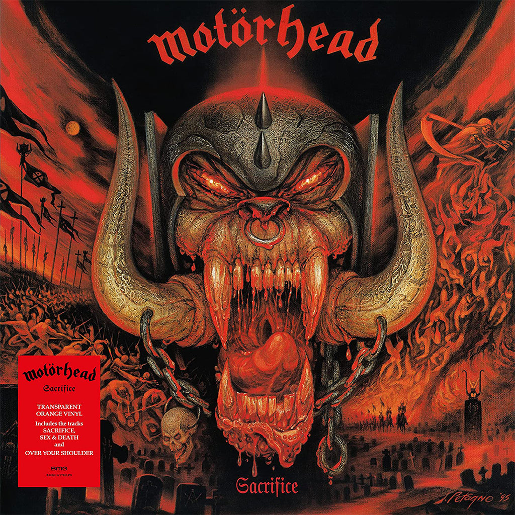 MOTORHEAD - Sacrifice (2023 Reissue) - LP - Orange Vinyl