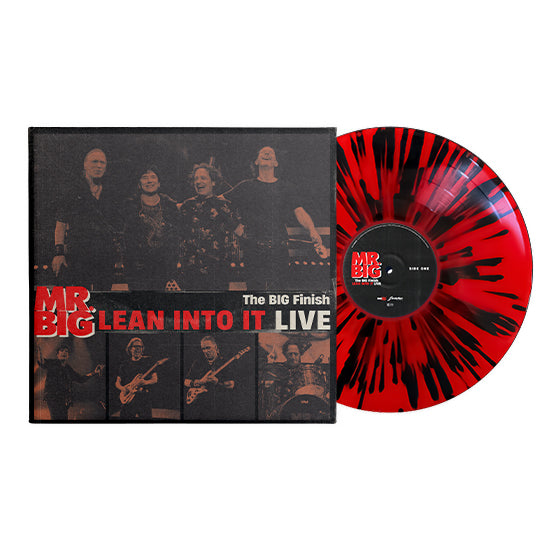 MR.BIG - The Big Finish - Lean Into It Live - 1 LP - 180g Black and Red Splatter Vinyl  [RSD 2024]