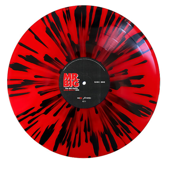 MR.BIG - The Big Finish - Lean Into It Live - 1 LP - 180g Black and Red Splatter Vinyl  [RSD 2024]