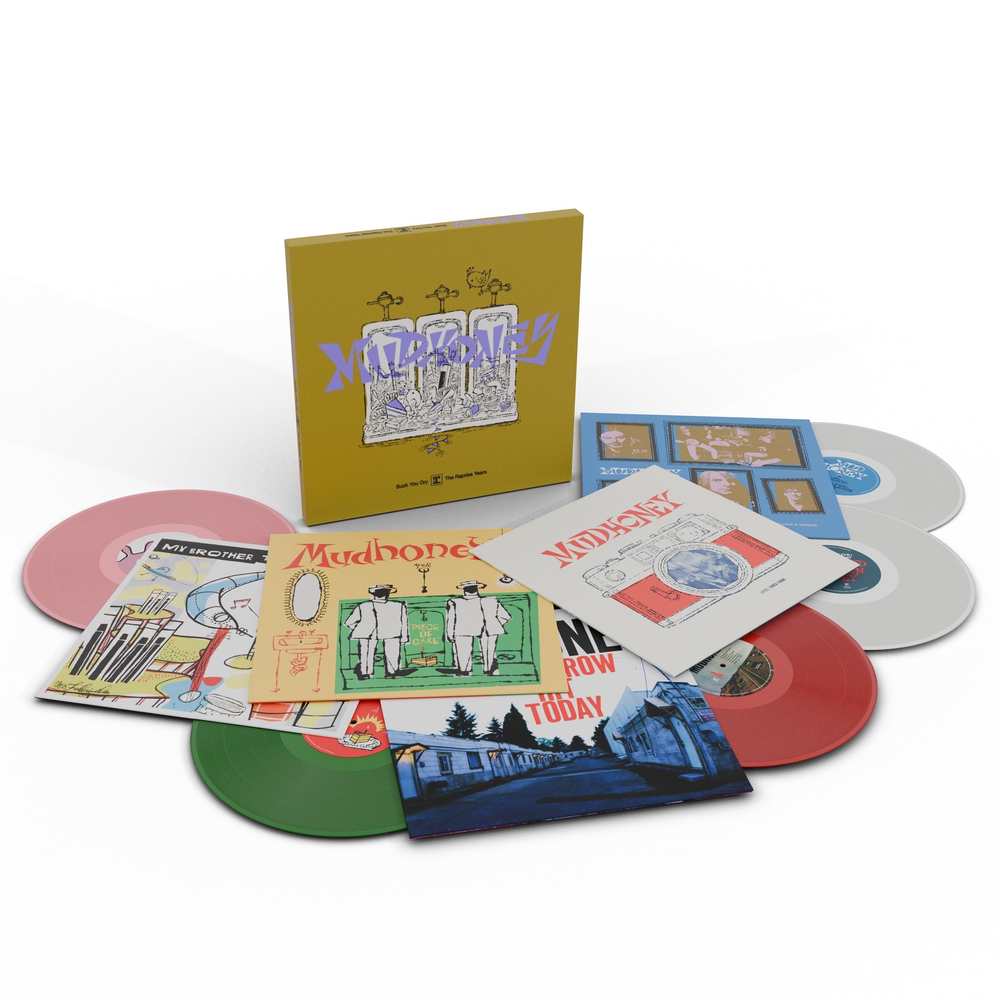 MUDHONEY - Suck You Dry: The Reprise Years - 5 LP - Various Colour Vinyl  [RSD 2024]
