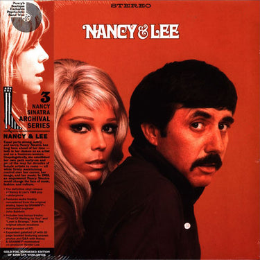 NANCY SINATRA & LEE HAZLEWOOD - Nancy & Lee (w/ 2 Bonus Tracks) - LP - 'Psychedelic Sands' Orange / Red Marbled Vinyl