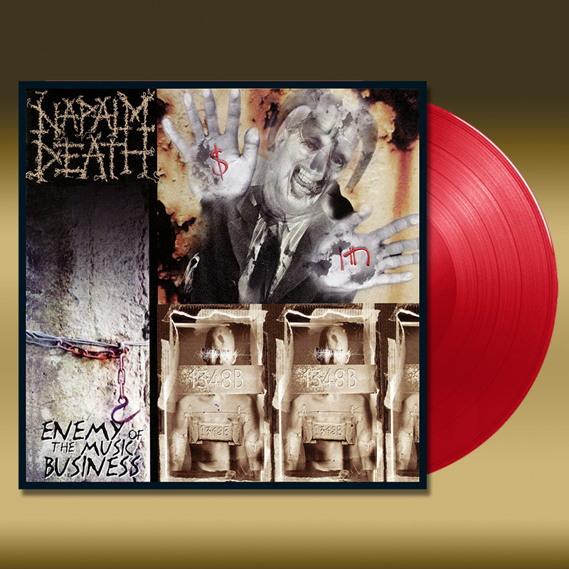 NAPALM DEATH - Enemy Of The Music Business (2022 Reissue) - LP - 180g Red Vinyl