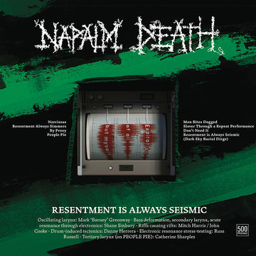 NAPALM DEATH - Resentment Is Always Seismic - A Final Throw Of Throes - LP - Vinyl