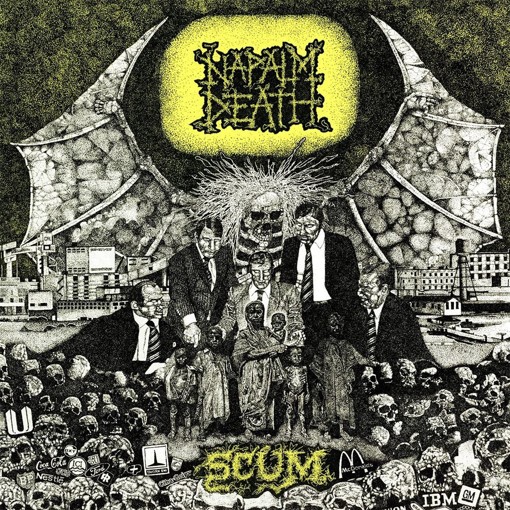 NAPALM DEATH - Scum (35th Anniversary Repress) - LP - Black Vinyl