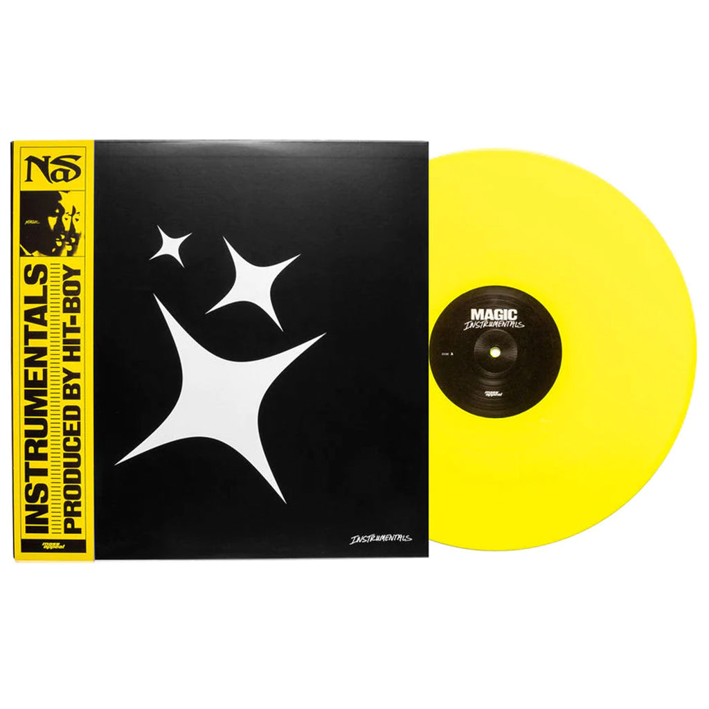 NAS - Magic: Instrumental Version - LP - Highlighter Yellow Colour Vinyl