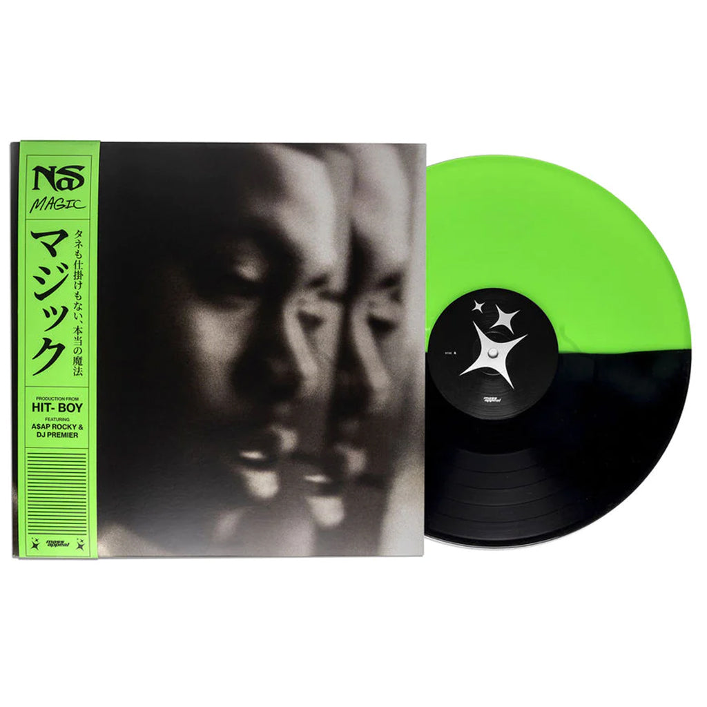 NAS - Magic (2023 Repress) - LP - Green / Black Split Colour Vinyl