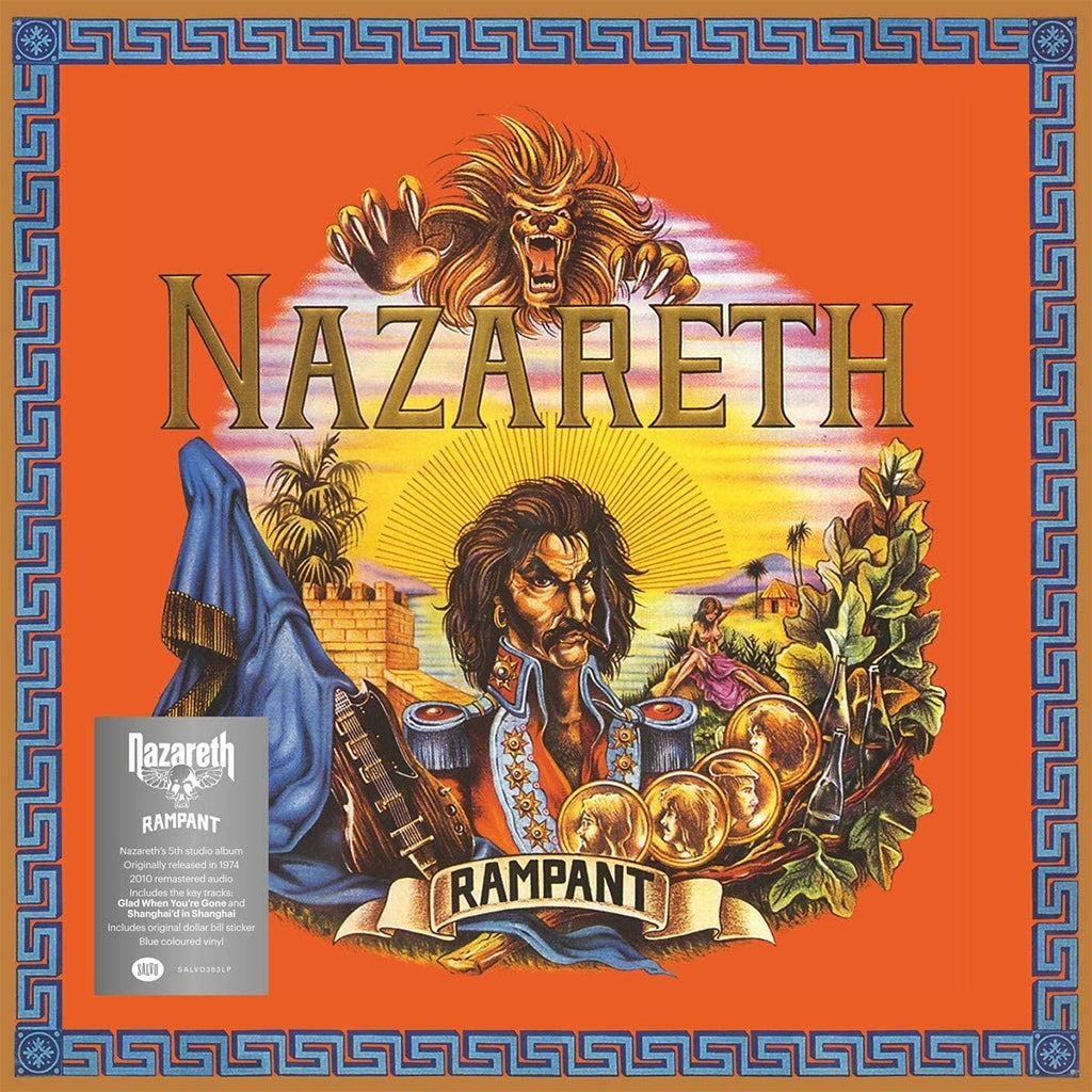 NAZARETH - Rampant (2022 Reissue) - LP - Blue Vinyl