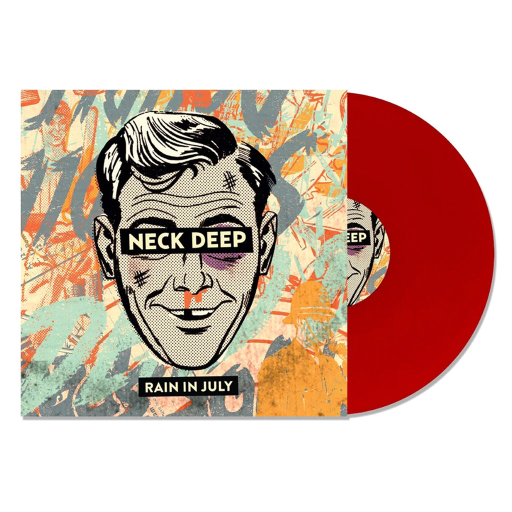 NECK DEEP - Rain In July (10th Anniversary Reissue) - LP - Red Vinyl