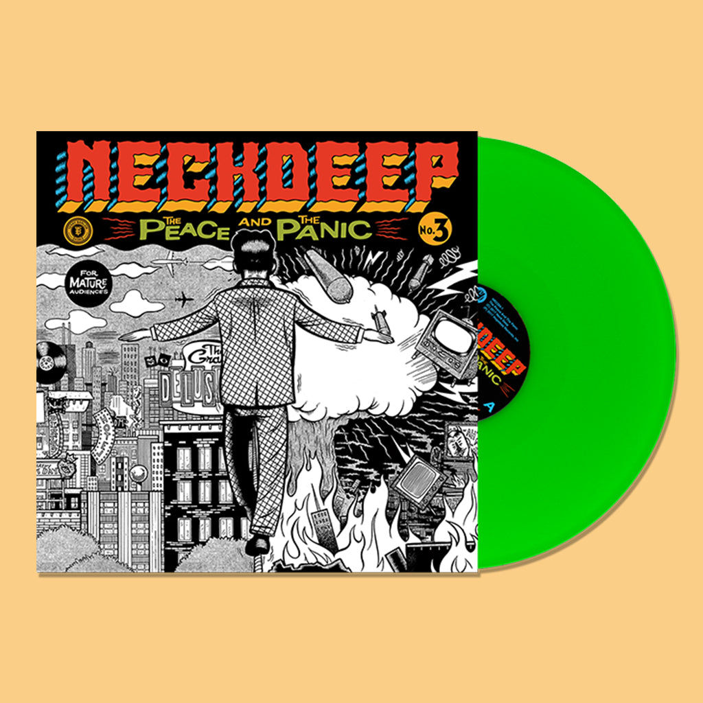 NECK DEEP - The Peace And The Panic (2023 Reissue) - LP - Neon Green Vinyl