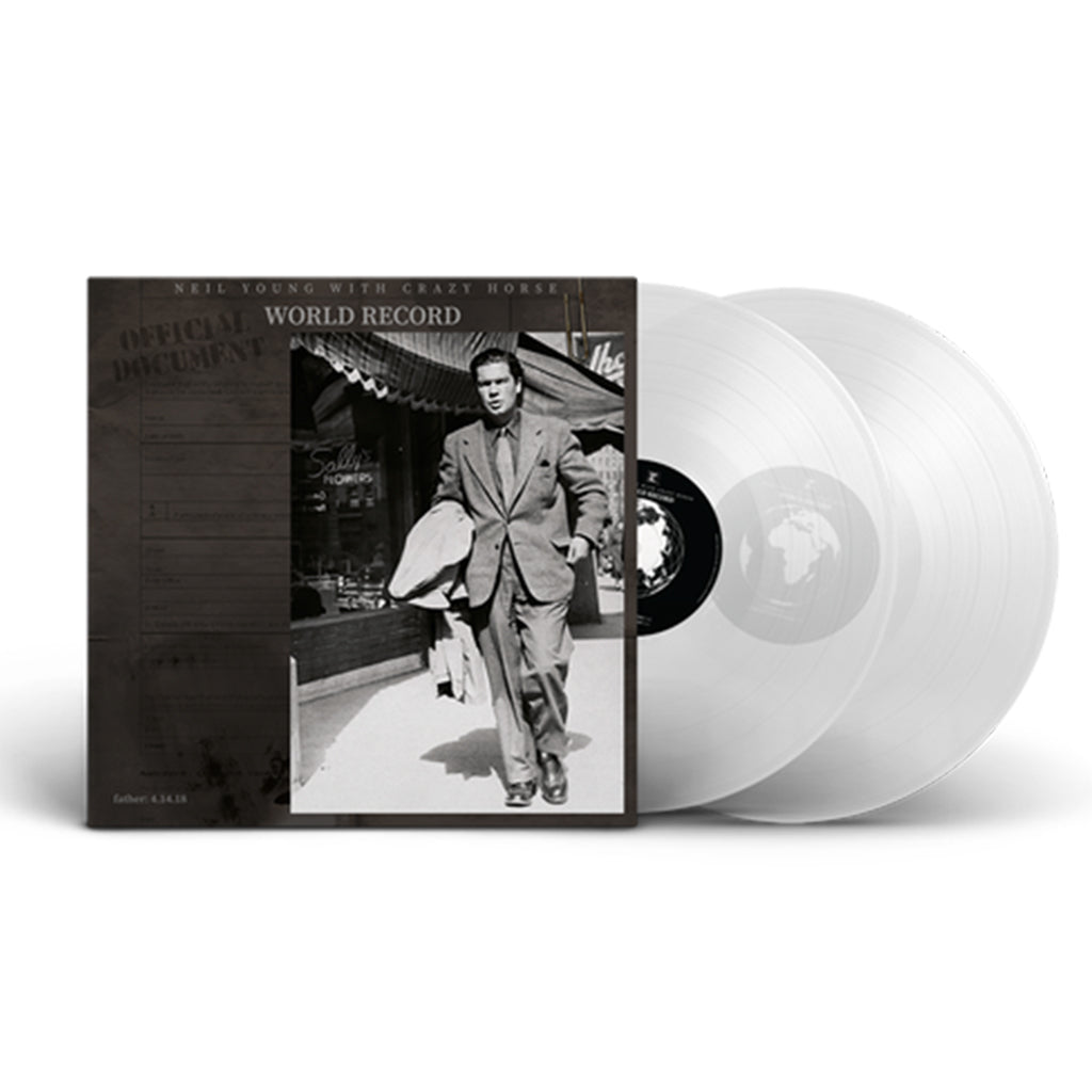 NEIL YOUNG WITH CRAZY HORSE - World Record - 2LP - Clear Vinyl