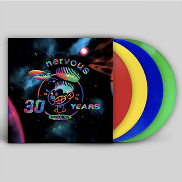VARIOUS (LOUIE VEGA / RADIO SLAVE / TODD EDWARDS) - Nervous Records 30 Years (Part 1) - 12" x 4 - Red / Yellow / Blue / Green Vinyl