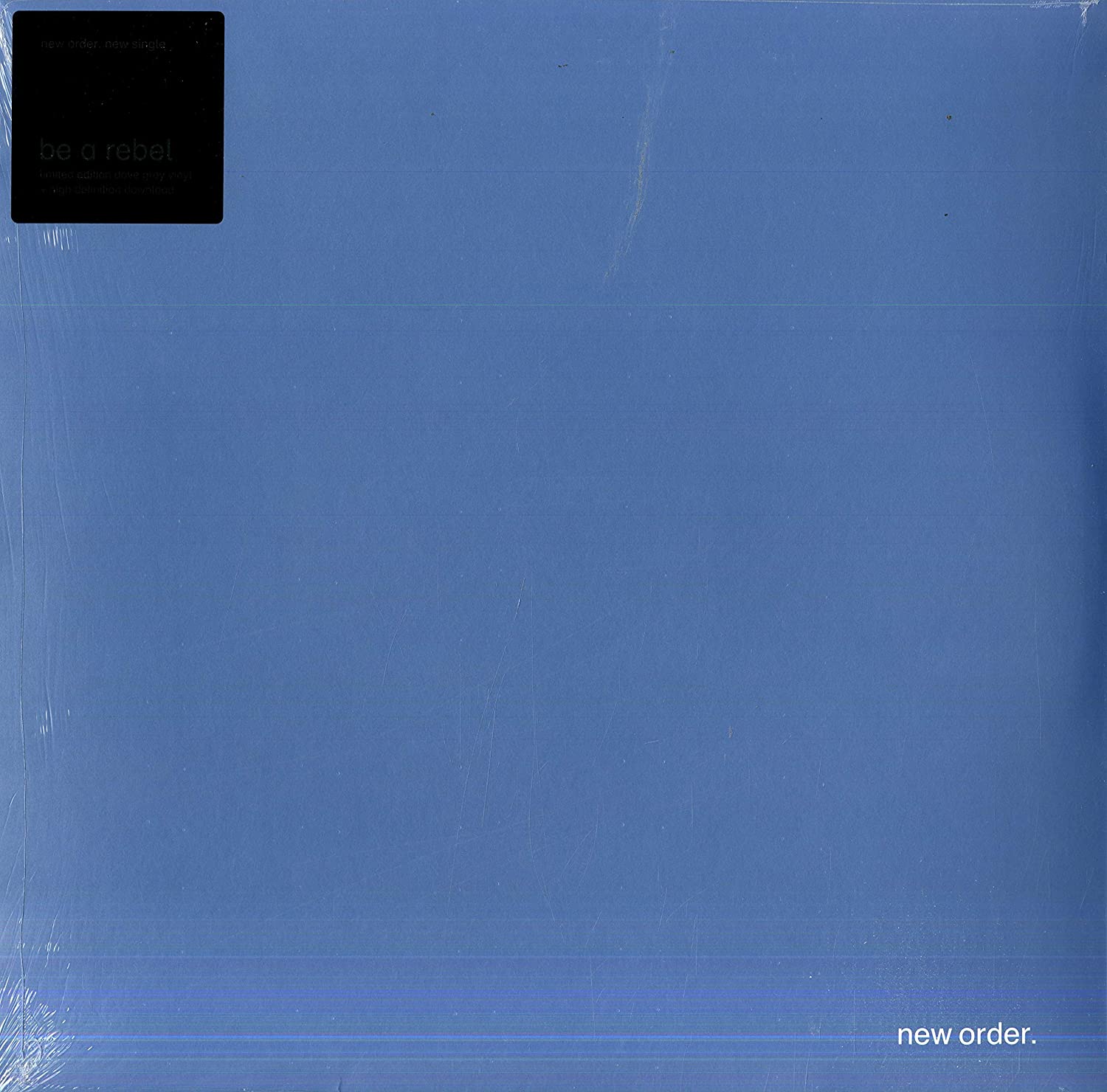 NEW ORDER - Be a Rebel - 12" - Limited Dove Grey Vinyl
