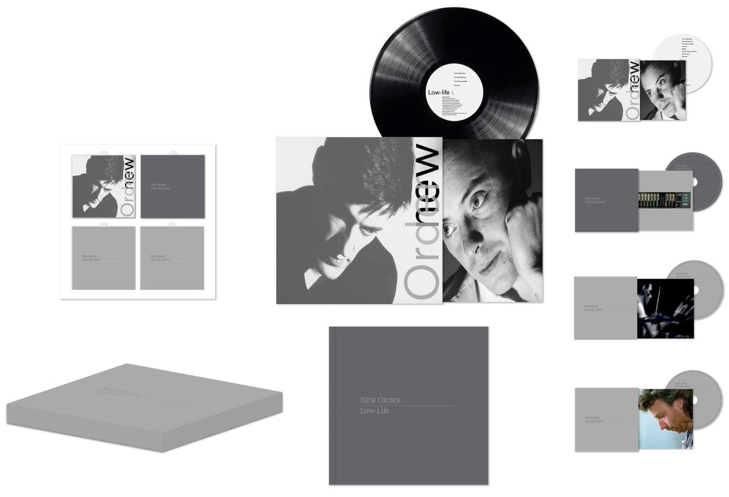 NEW ORDER - Low-Life - Definitive Edition - LP (180 Vinyl) / 2CD / 2DVD / Hard Back Book - Box Set