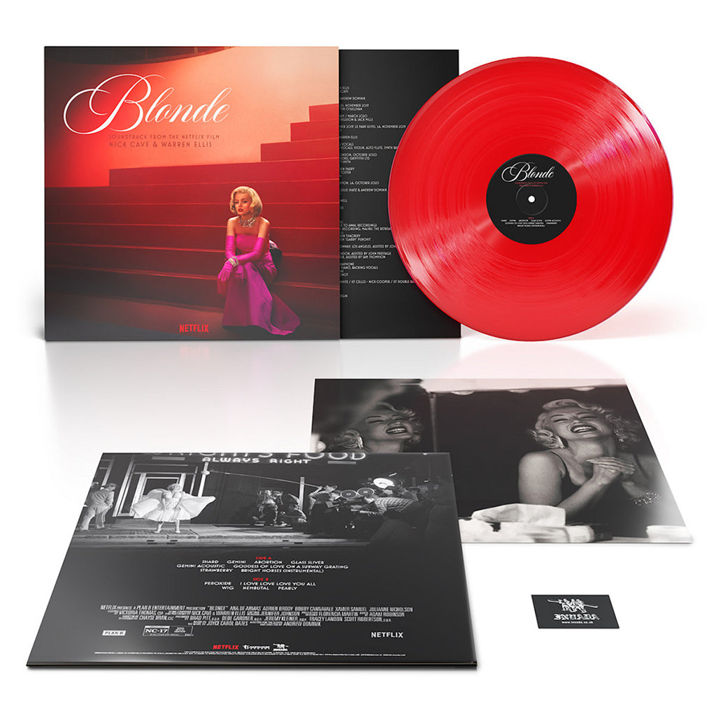 NICK CAVE & WARREN ELLIS - Blonde (Soundtrack From The Netflix Film) - LP - Red Vinyl