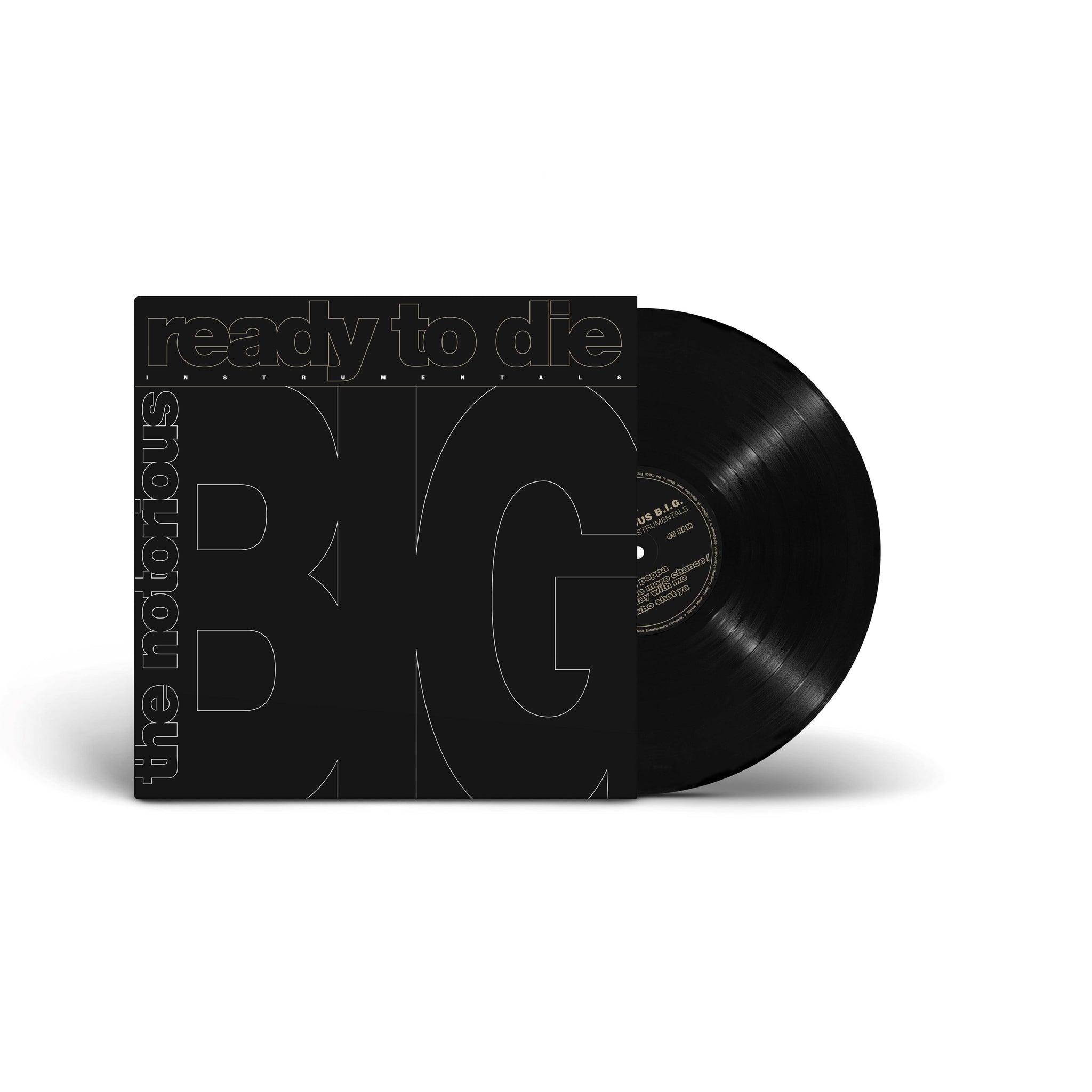 THE NOTORIOUS B.I.G. - Ready To Die: The Instrumentals - 1 LP - Black Vinyl  [RSD 2024]
