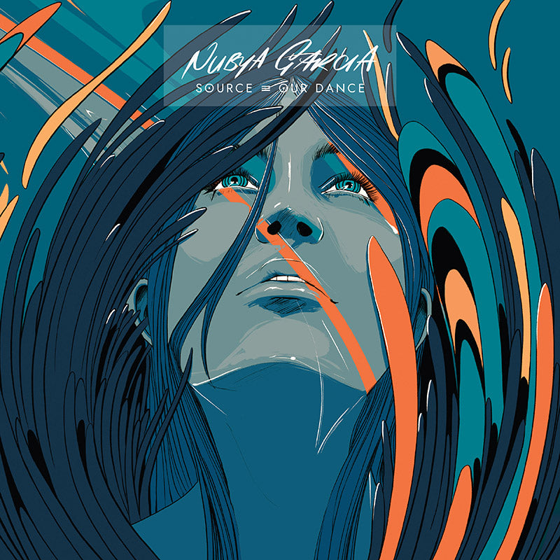 NUBYA GARCIA - Source ≡ Our Dance - 12" - Blue With Black Swirl Vinyl [RSD2021-JUN12]
