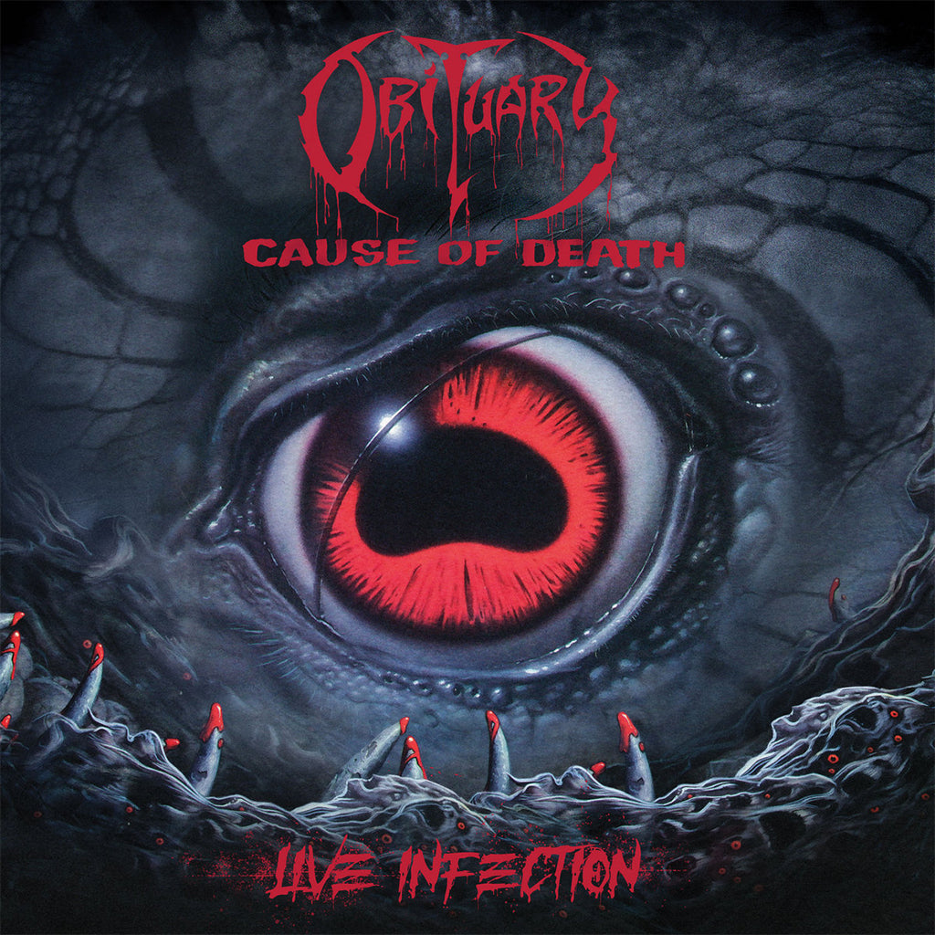 OBITUARY - Cause of Death - Live Infection - LP - Blood Red Vinyl