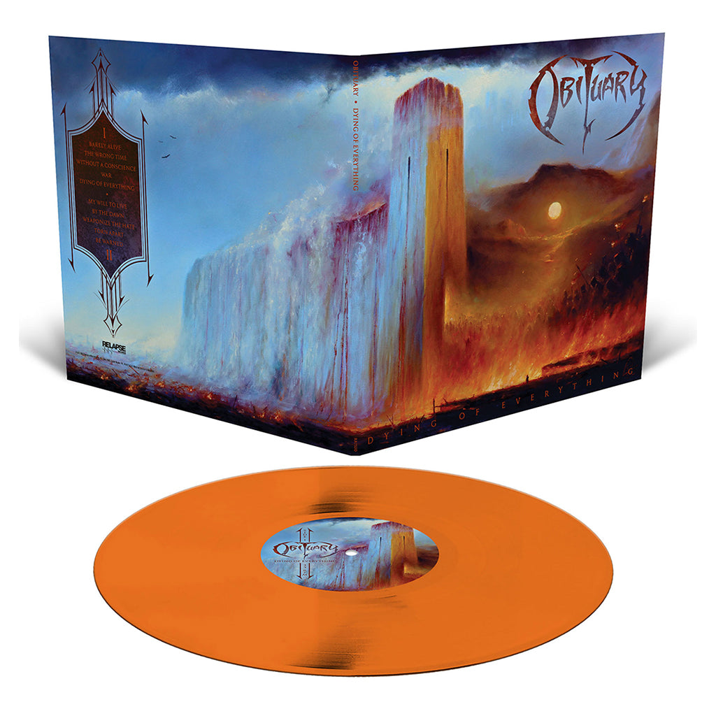 OBITUARY - Dying of Everything - LP - Orange Krush Vinyl