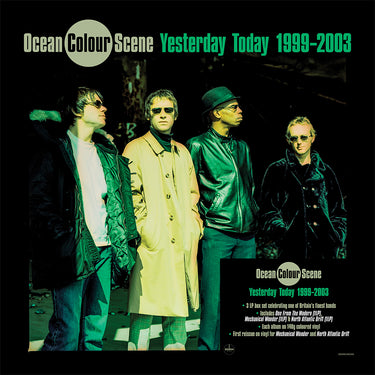 OCEAN COLOUR SCENE - Yesterday Today 1999 – 2003 - 3LP (Remastered) - Green / Brown / Yellow Coloured Vinyl Box Set