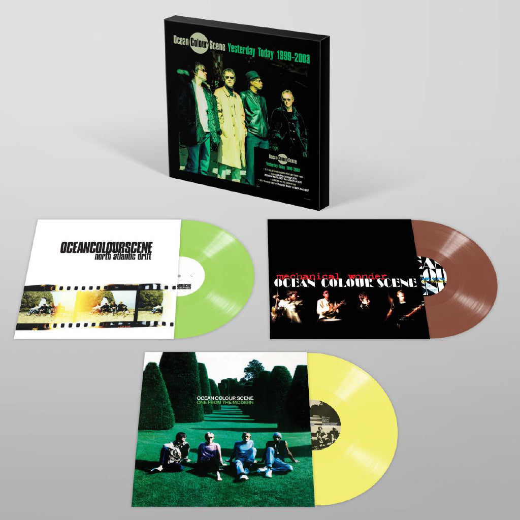 OCEAN COLOUR SCENE - Yesterday Today 1999 – 2003 - 3LP (Remastered) - Green / Brown / Yellow Coloured Vinyl Box Set