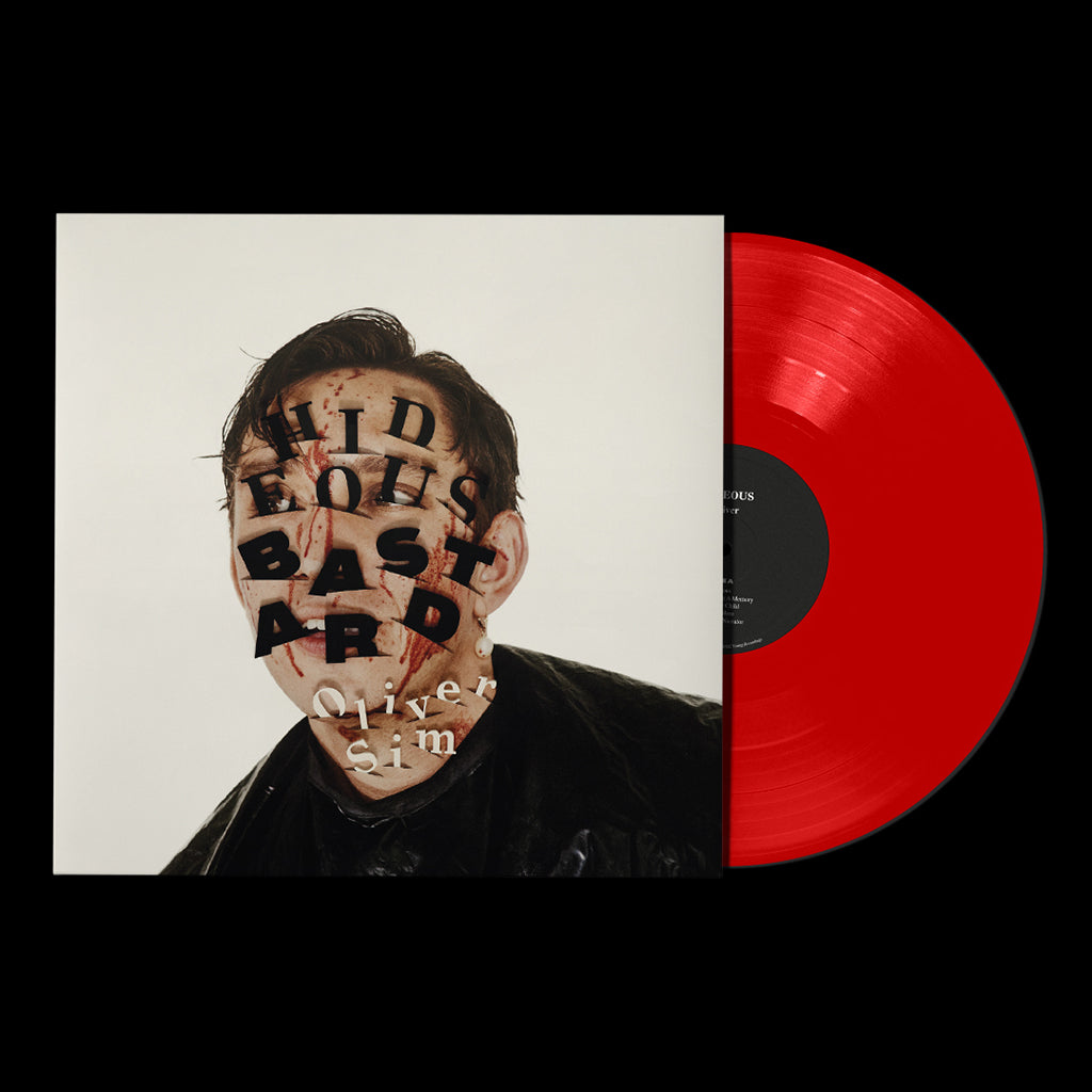 OLIVER SIM - Hideous Bastard - LP - Red Vinyl + SIGNED Print + Film Strip