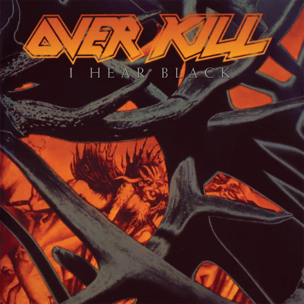 OVERKILL - I Hear Black (2023 Reissue) - LP - Orange w/ Black Marble Vinyl