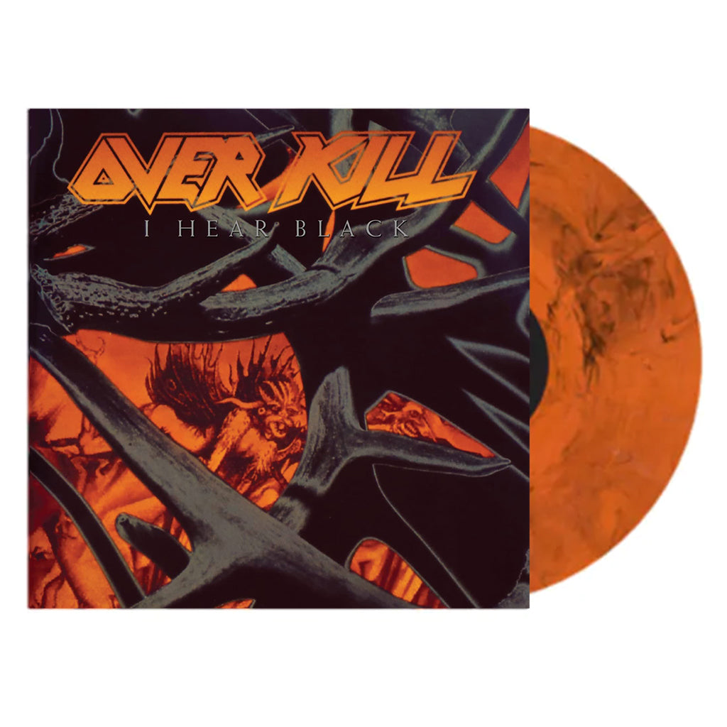 OVERKILL - I Hear Black (2023 Reissue) - LP - Orange w/ Black Marble Vinyl