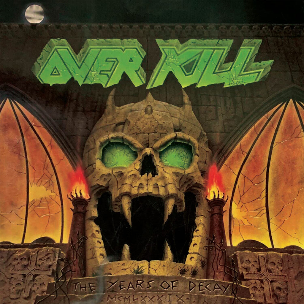 OVERKILL - The Years Of Decay (2023 Reissue) - LP - Red w/ Black Marble Vinyl