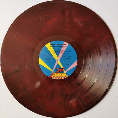 OZZY OSBOURNE - Diary of a Madman (40th Anniversary Ed.) - LP - Red & Black Swirl Vinyl