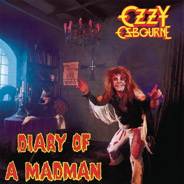 OZZY OSBOURNE - Diary of a Madman (40th Anniversary Ed.) - LP - Red & Black Swirl Vinyl