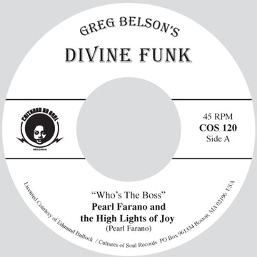 PEARL FARANO / ZELLA JACKSON - Who's Your Boss / Days Are Just Like People - 7" - Vinyl