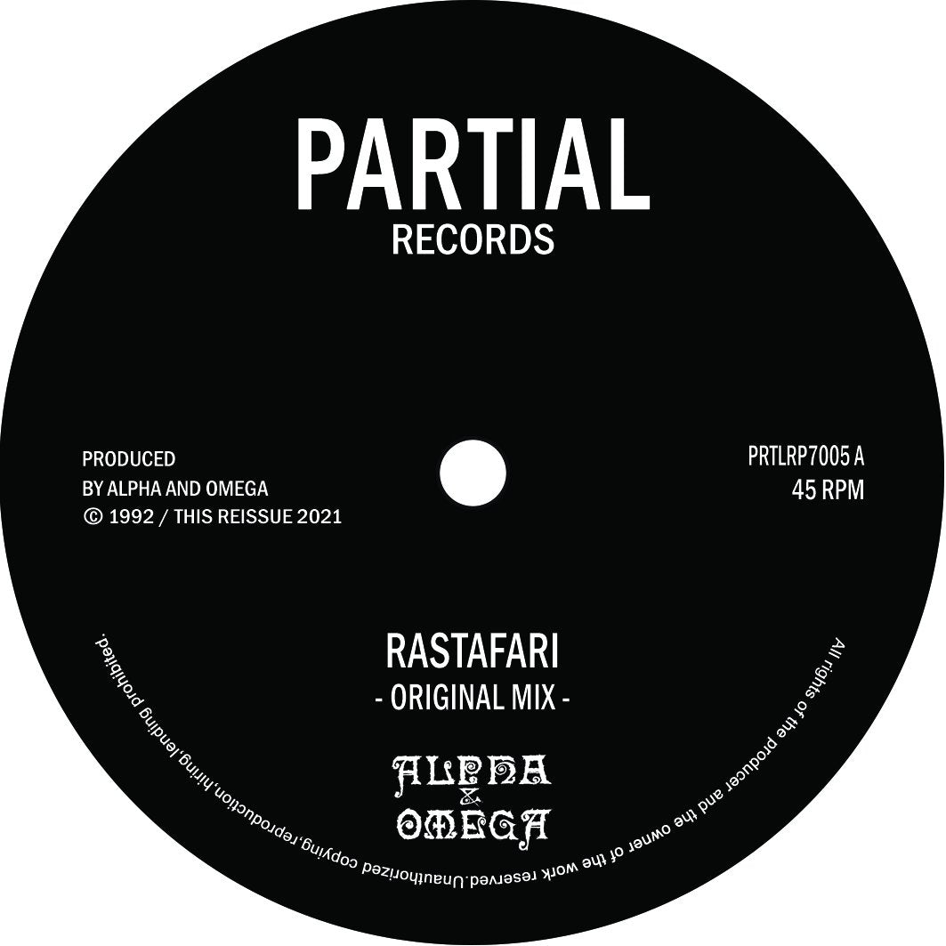 ALPHA AND OMEGA - Rastafari (2021 Repress) - 7"- Vinyl