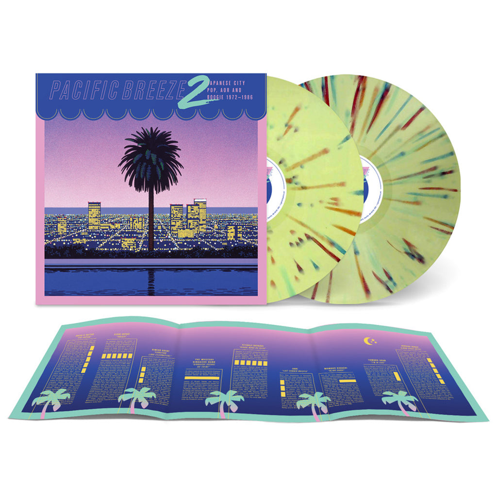VARIOUS - Pacific Breeze 2: Japanese City Pop, AOR & Boogie 1972-1986 - 2LP - Sunny Seaside Splatter Vinyl