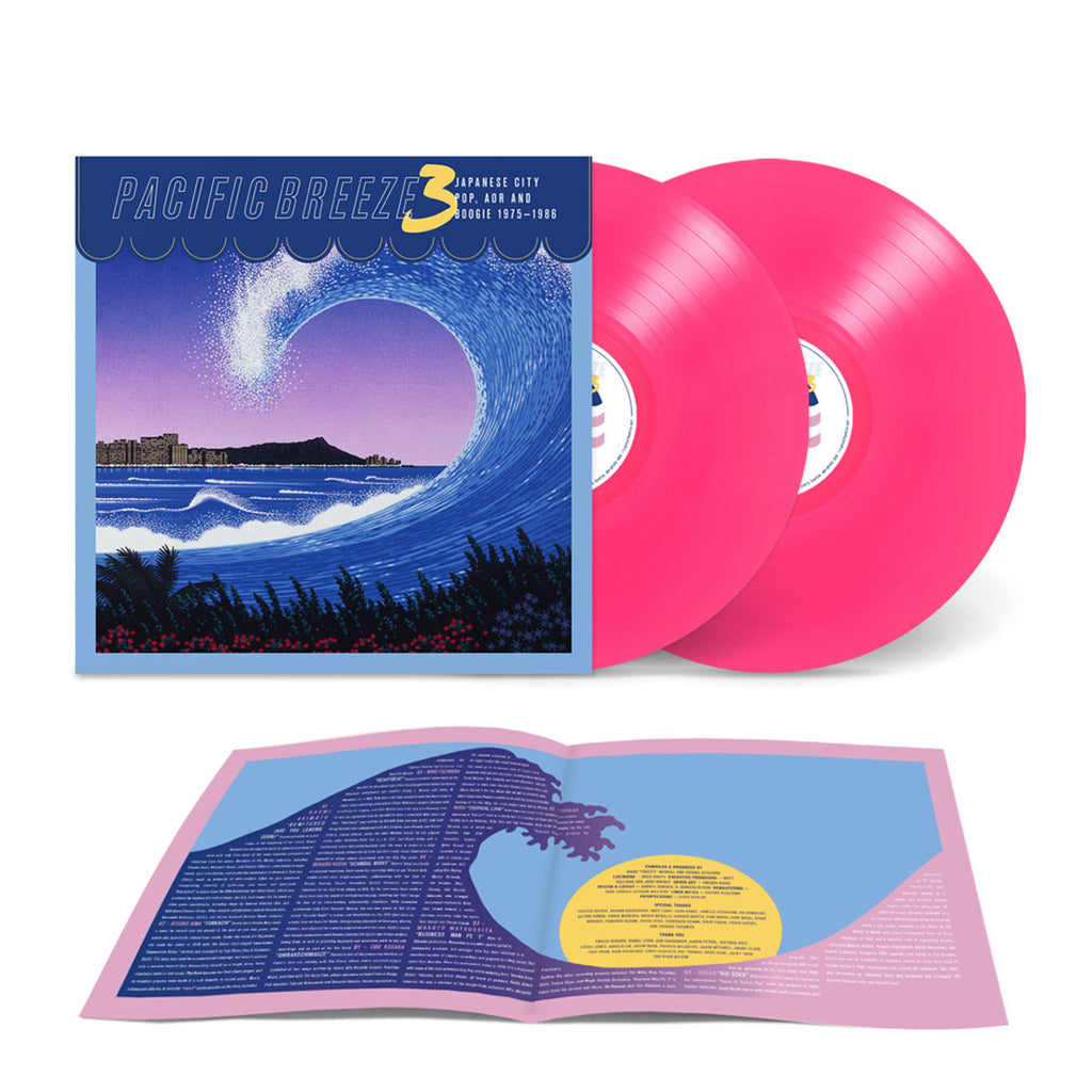 VARIOUS - Pacific Breeze Volume 3: Japanese City Pop, AOR and Boogie 1975-1987 - 2LP - Pink Vinyl