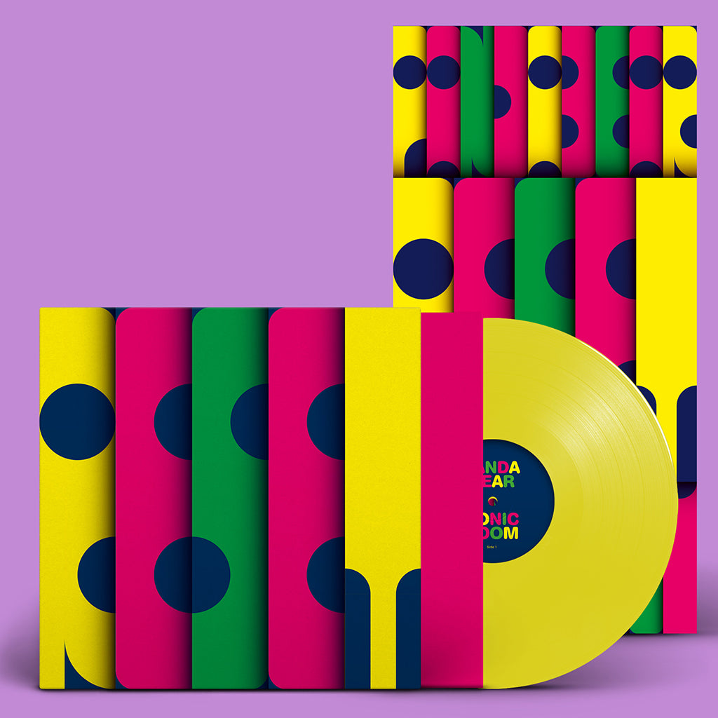 PANDA BEAR & SONIC BOOM - Reset - LP + Poster - Yellow Vinyl
