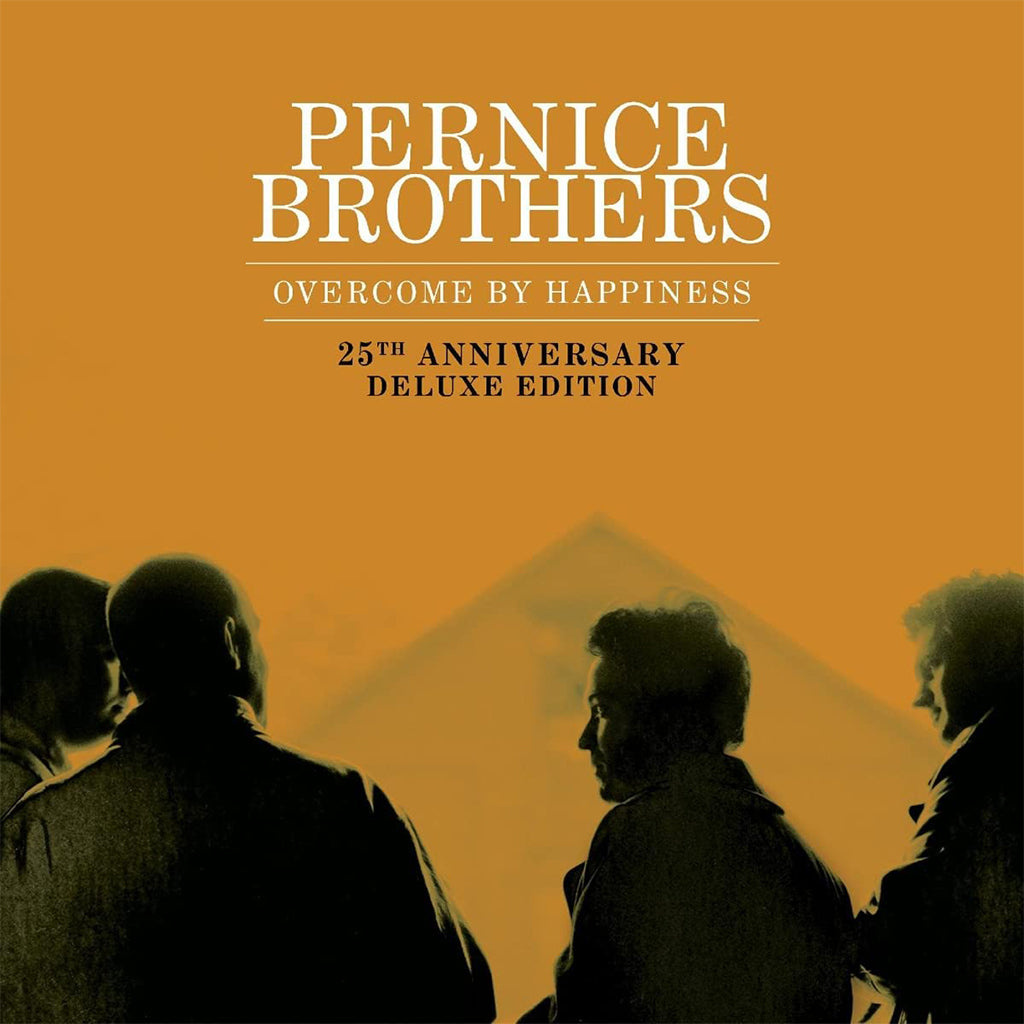 PERNICE BROTHERS - Overcome By Happiness (25th Anniversary Remastered Deluxe Edition w/ Autographed Print) - 2LP - Orange w/ White Splatter Vinyl in 52 page Hardback Book [MAY 19]