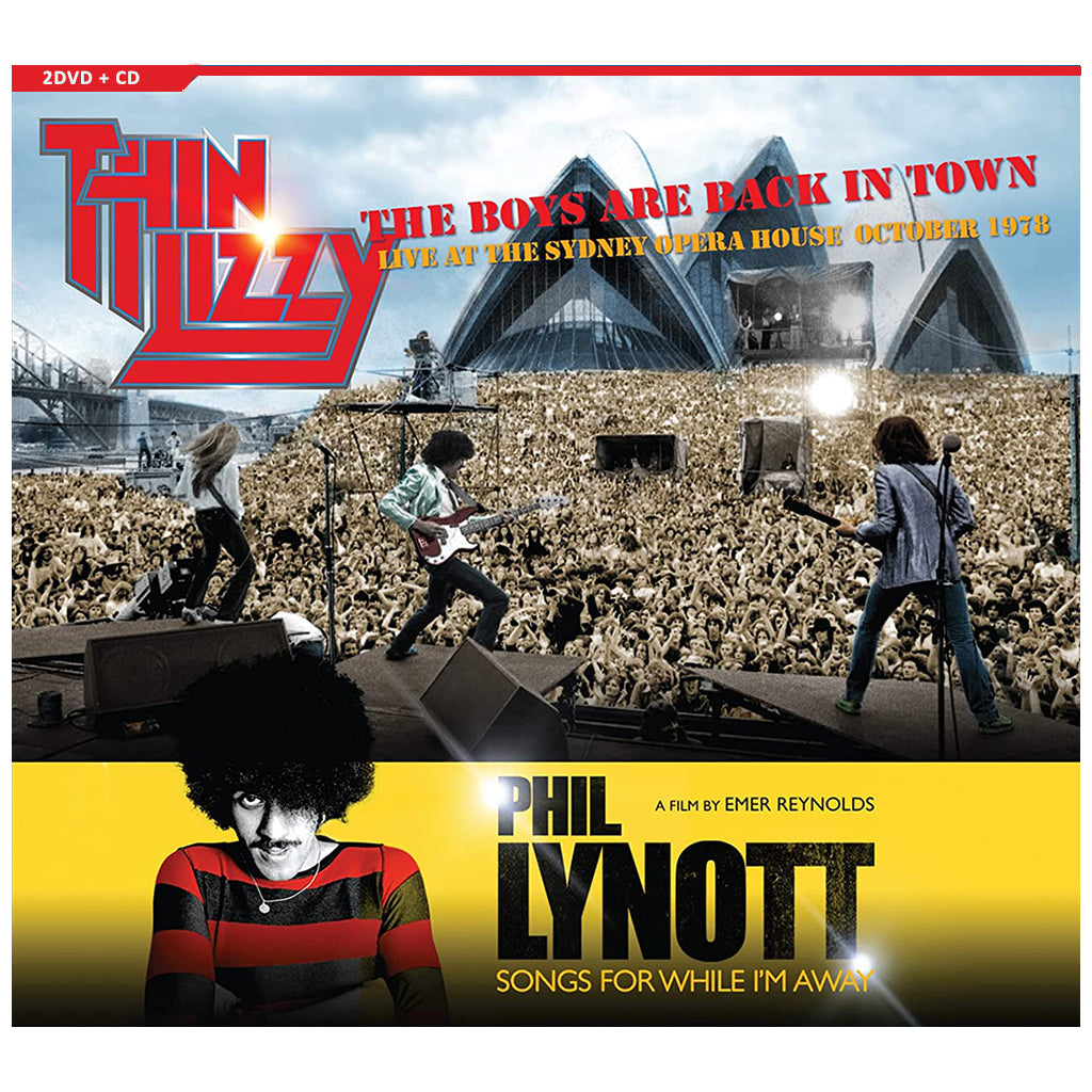 PHIL LYNOTT AND THIN LIZZY - Songs For While I’m Away and The Boys Are Back In Town Live At The Sydney Opera House October 1978 - 2DVD + CD Set