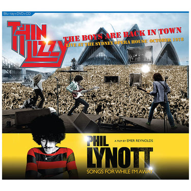 PHIL LYNOTT AND THIN LIZZY - Songs For While I’m Away and The Boys Are Back In Town Live At The Sydney Opera House October 1978 - Blu-Ray/DVD/CD Set