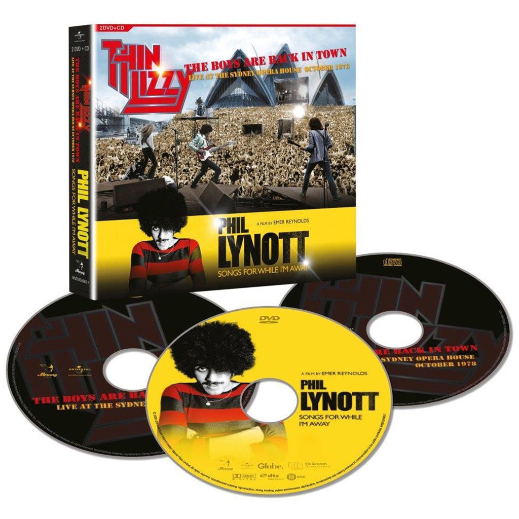 PHIL LYNOTT AND THIN LIZZY - Songs For While I’m Away and The Boys Are Back In Town Live At The Sydney Opera House October 1978 - 2DVD + CD Set