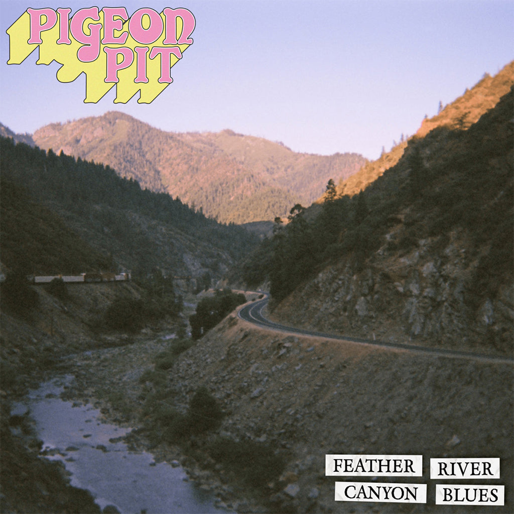 PIGEON PIT - Feather River Canyon Blues (Repress) - LP - Pink w/ White Splatter Vinyl